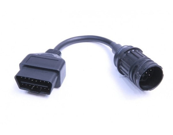 محول HEX GS-911 OBD-II ذكر (من GS911 ذو 10 دبابيس إلى دراجة OBD-II)