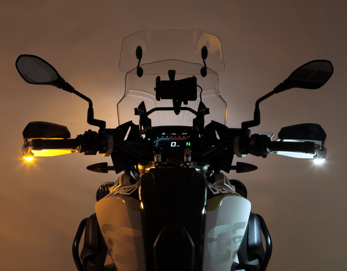 Kit de iluminação de segurança e visibilidade para motocicleta T3 Ultra-Viz 4 em 1