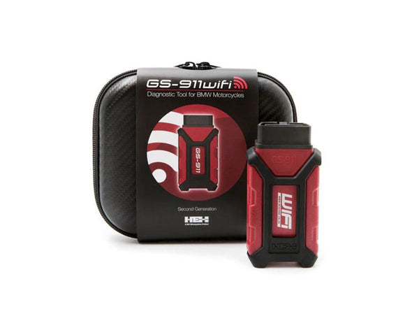 أداة تشخيص HEX GS-911 واي فاي لعشاق دراجات BMW النارية مع موصل OBD-II