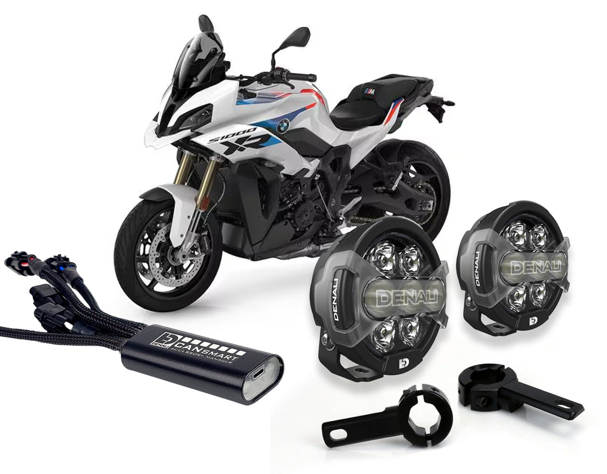 D7 Pro Premium Lighting Bundle w/ Crashbar Mounts - BMW K1600 / R9T / R18 / S1000XR / F900GS / F900XR / F800GS / F850GS / F750GS