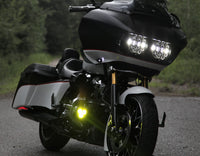 D14 Destroyer LED-ajovalojen päivityssarja - Harley-Davidson Road Glide