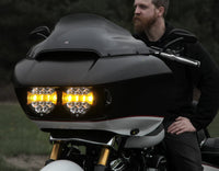 D14 Destroyer LED Hovedlykt Oppgraderingssett - Harley-Davidson Road Glide