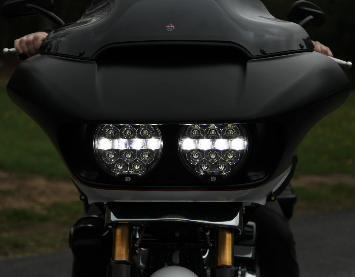 D14 Destroyer LED Headlight Upgrade Kit - Harley-Davidson Road Glide