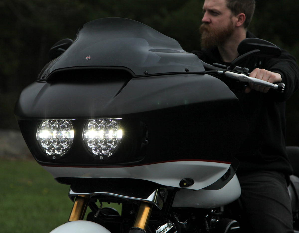 D14 Destroyer LED Hovedlykt Oppgraderingssett - Harley-Davidson Road Glide