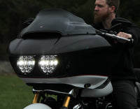 D14 Destroyer LED-strålkastaruppgraderingssats - Harley-Davidson Road Glide