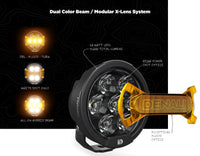 Luces de conducción multihaz D7 PRO con sistema modular X-Lens