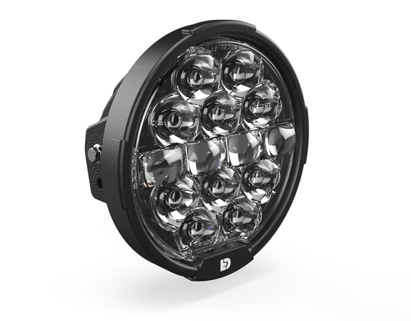 D14 Destroyer LED Motorcycle Headlight - Universal Fit 6.75" Round