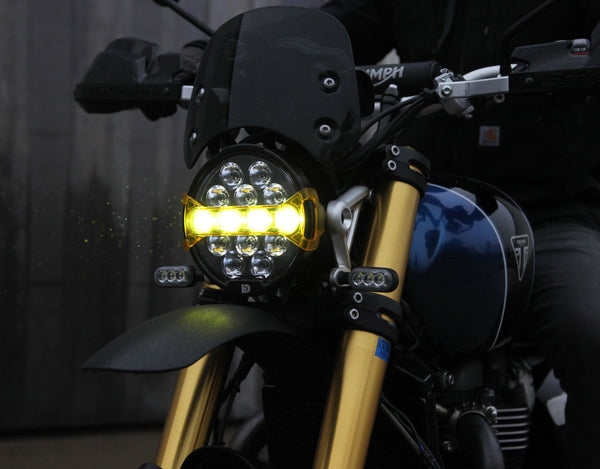 D14 Destroyer LED Motorcycle Headlight - Universal Fit 6.75" Round