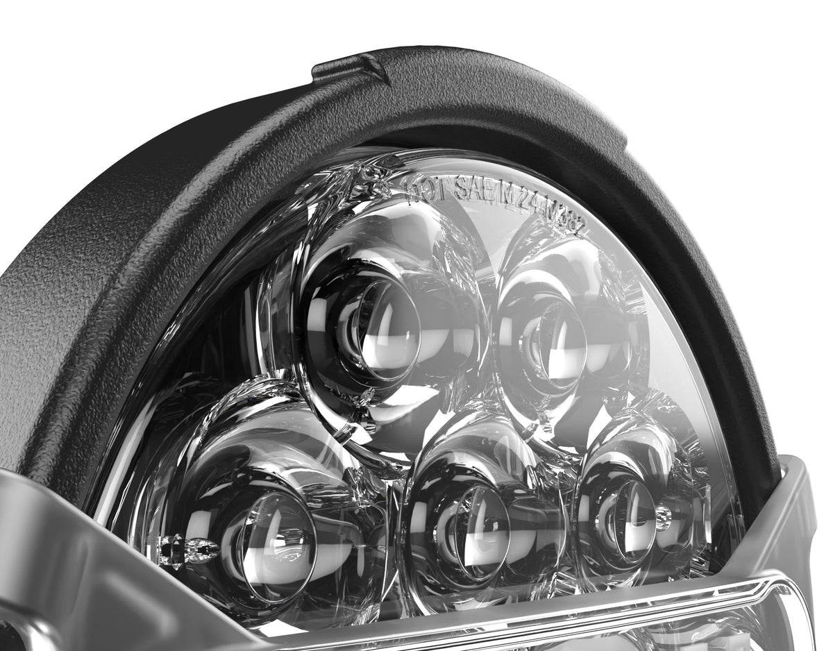 D14 Дестройер LED мотоциклетная фара - универсальная установка 6.75" круглая