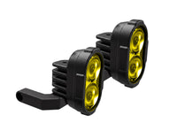 DL2 Fender-Mounted Motorcycle Driving Light Kit (Clear, Amber, or Yellow)