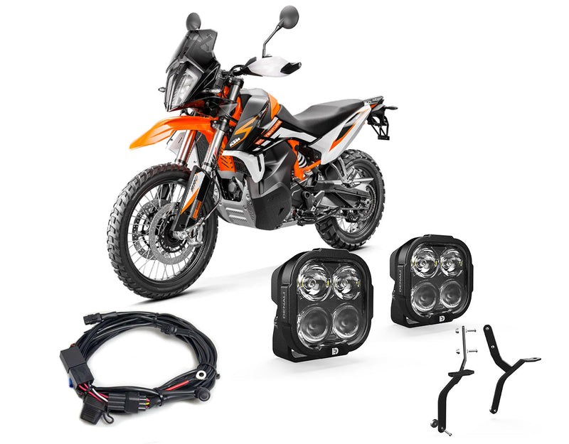 DL4 Essenzielles Beleuchtungspaket für die KTM 790 Adventure-Serie '19-'22 und die 890 Adventure-Serie '21-'22