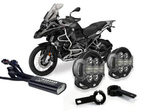 D7 Pro Premium Lighting Bundle w/ Crashbar Mounts - BMW R1200 GS 2004-2012 / GSA 2006-2013/ RT 2005-2013 / RS 2006-2014