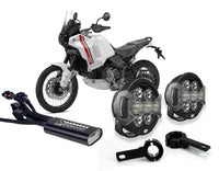 D7 Pro Premium Lighting Bundle w/ Crashbar Mounts - Ducati Desert X 2022+ / Multistrada V4 2021+