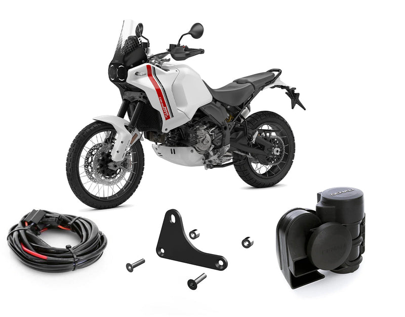 SoundBomb-hornpakke – Ducati Desert X 2022+