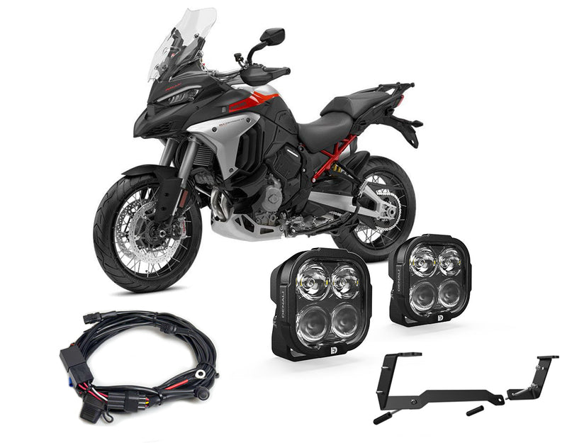 DL4 Essential -valaistuspaketti Ducati Multistrada V4 -sarjalle '21-'26