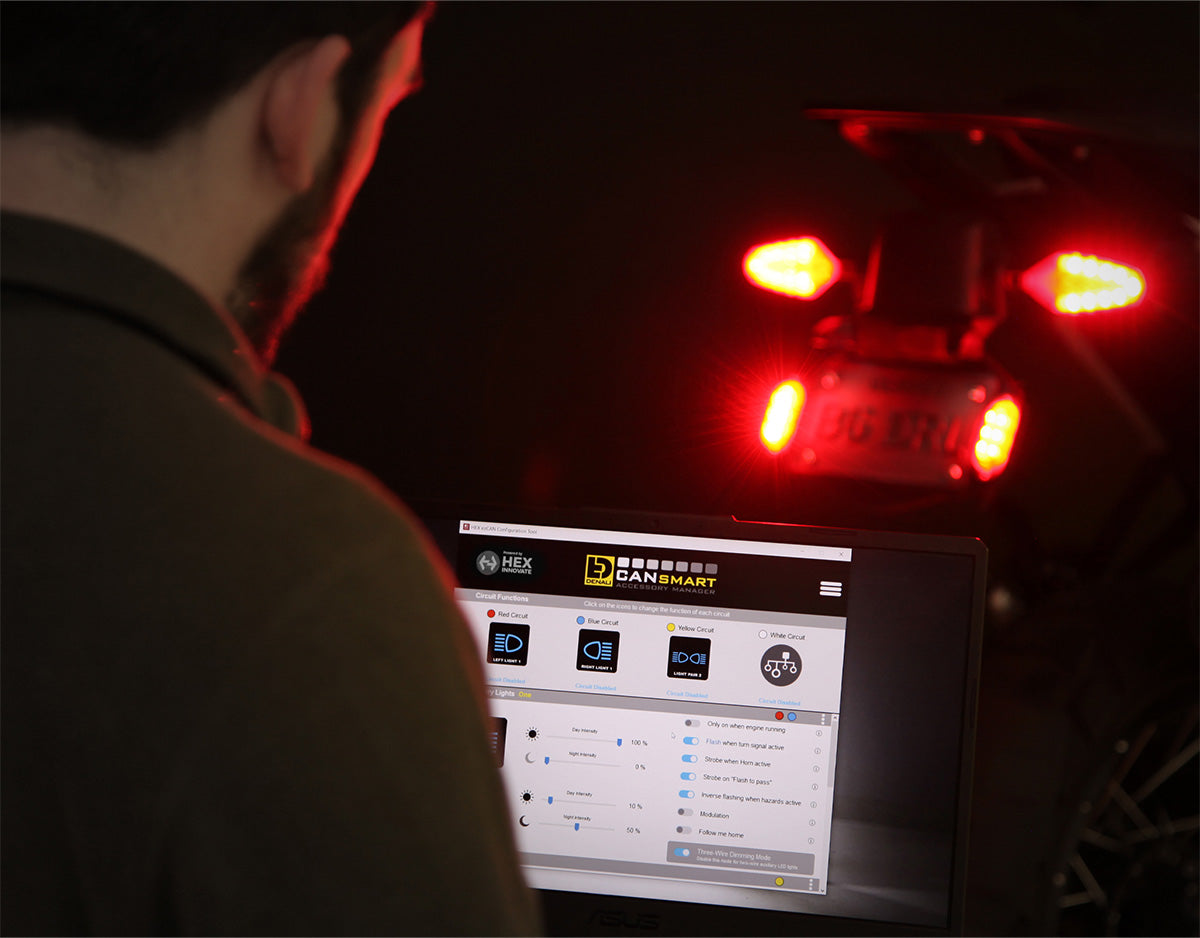 T3-S™ Akıllı Sinyal ve Gündüz Farı Modülleri - Motosikletler için Arka