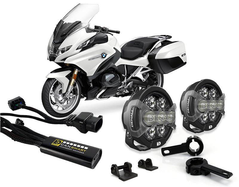 BMW R1200RT '14–'18 og R1250RT '19–'24, stillingar fyrir LED-ljós og sýnileika