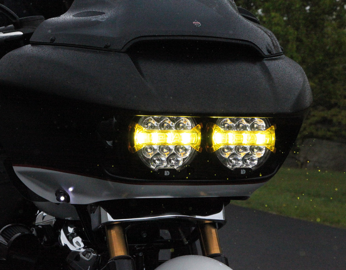 D14 Дестройер LED мотоциклетная фара - универсальная установка 6.75" круглая