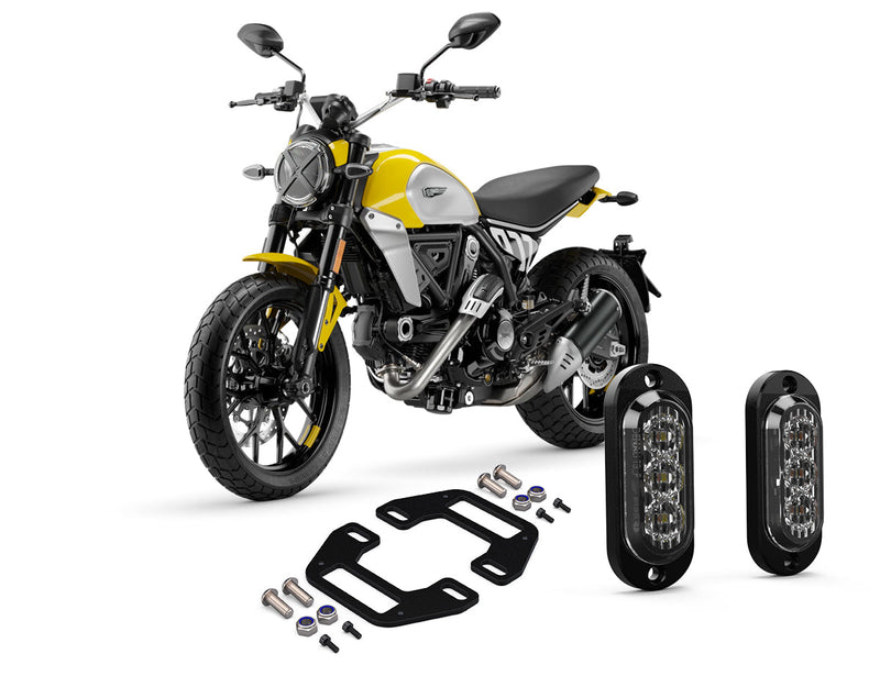 T3-búnt fyrir sýnileika að aftan á Ducati Scrambler 800 '15-'25 og Scrambler 1100 '18-'25