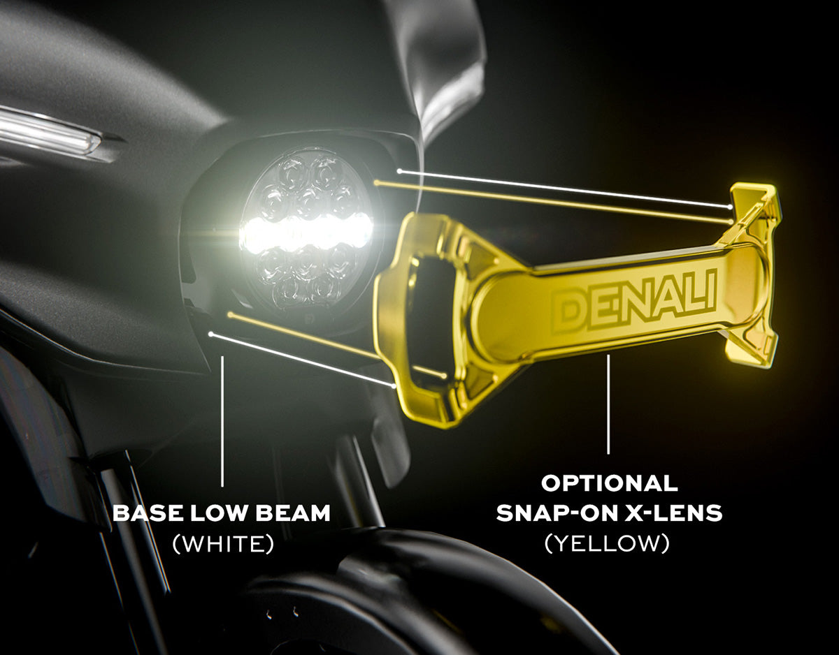 Ace-One Forlygte Sæt med Denali Belysning til '24+ Harley-Davidson Street Glide af Kraus Motor Co