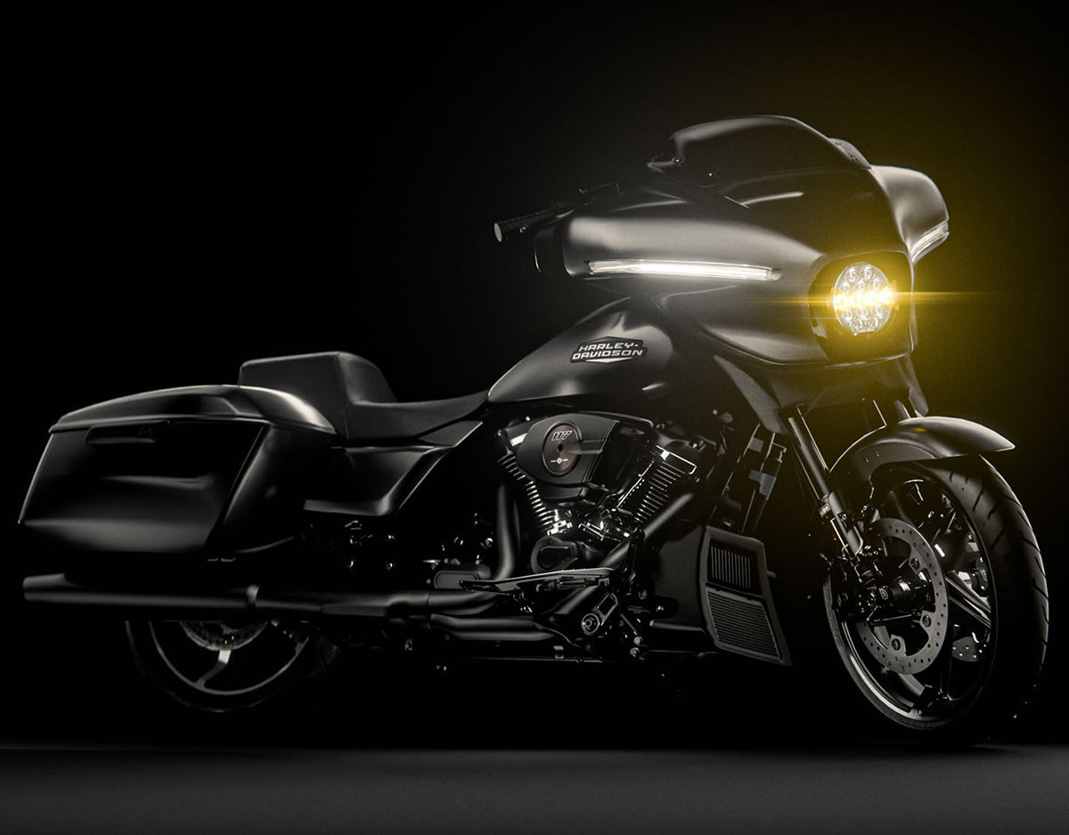 Ace-One Forlygte Sæt med Denali Belysning til '24+ Harley-Davidson Street Glide af Kraus Motor Co
