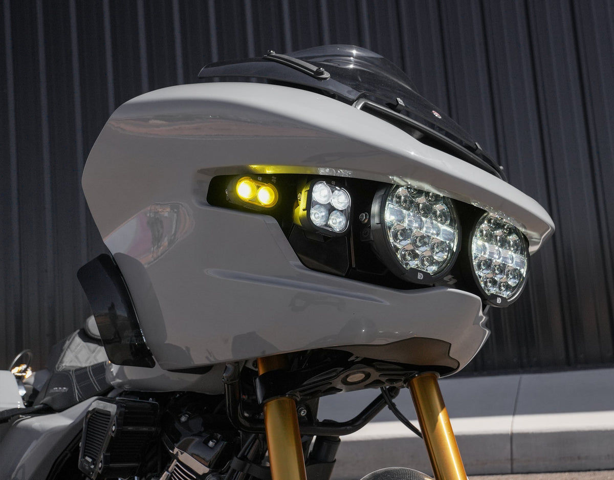 D14 Destroyer Full Deck Headlight Kit for Harley-Davidson Road Glide 2024+ by Kraus Motor Co