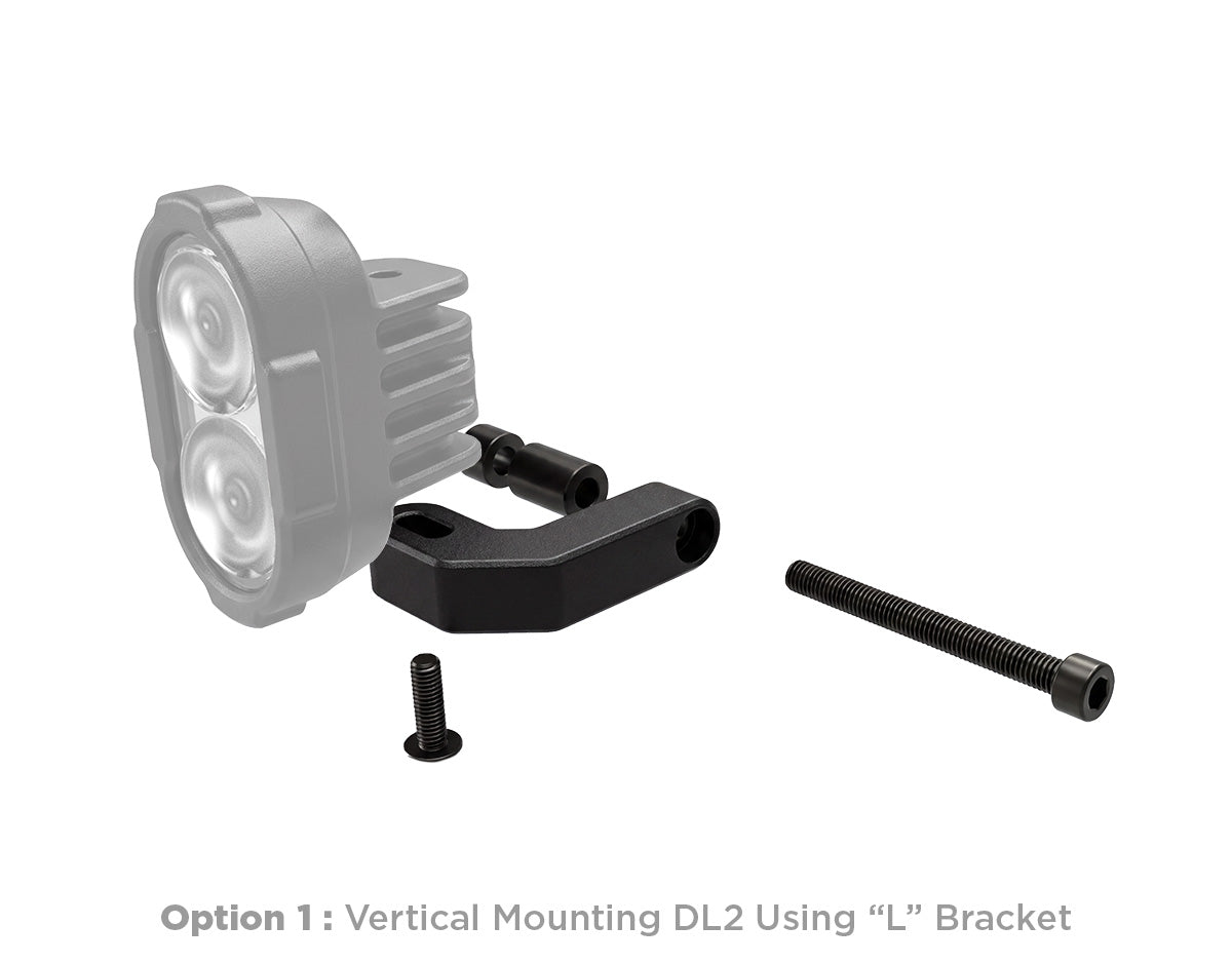 Support universel inférieur de garde-boue DENALI pour lampes DM, D2, DL2