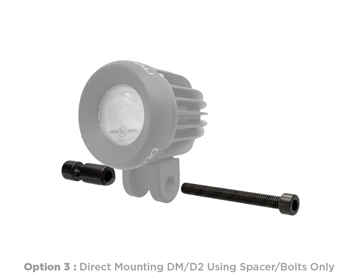 Support universel inférieur de garde-boue DENALI pour lampes DM, D2, DL2