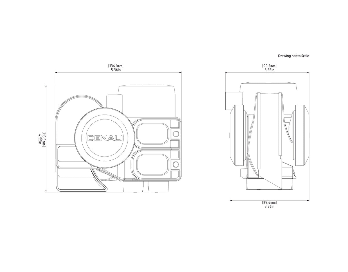 SoundBomb™ Orijinal Çift Tonlu Havalı Korna