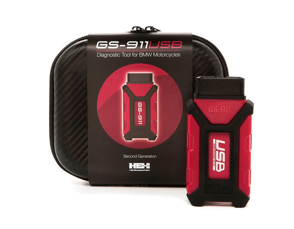 أداة تشخيص HEX GS-911 USB لهواة دراجات BMW النارية مع موصل OBD-II