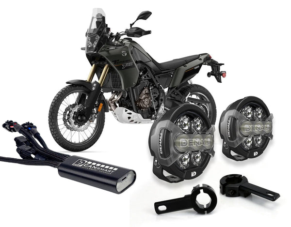 D7 Pro Premium Lighting Bundle w/ Crashbar Mounts - Yamaha Tenere 700 2020+ / Rally 2024+ / World Raid 2022+
