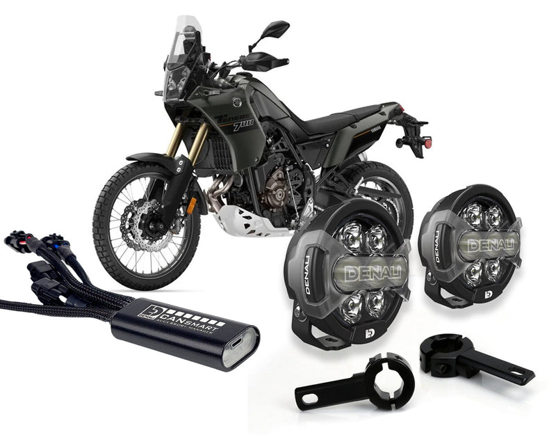 D7 Pro Premium Lighting Bundle w/ Crashbar Mounts - Yamaha Tenere 700 '20-'24 / Rally 2024 / World Raid '22-'24