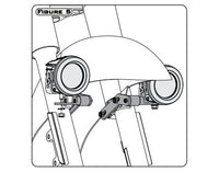 Soporte de luz de conducción - Ciertos Honda Cruiser