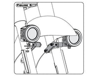 Suporte para luz de direção - Selecione motocicletas Harley-Davidson