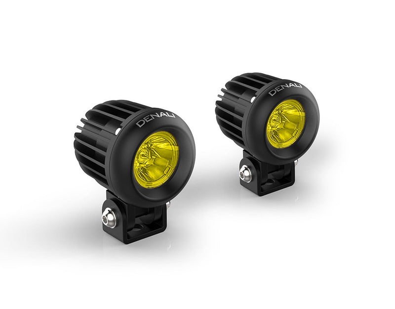 D2 Driving Light Kit w/ Fender Mount and Clear, Amber, and Yellow lenses -Universal Fit