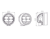 D3 LED Fog Light Pod with DataDim™ Technology