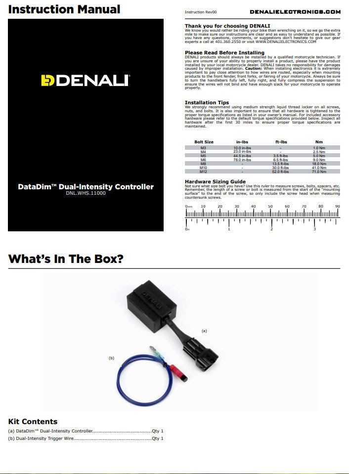 DataDim™ Dual Intensity Controller für Fahrlichtkabelbaum