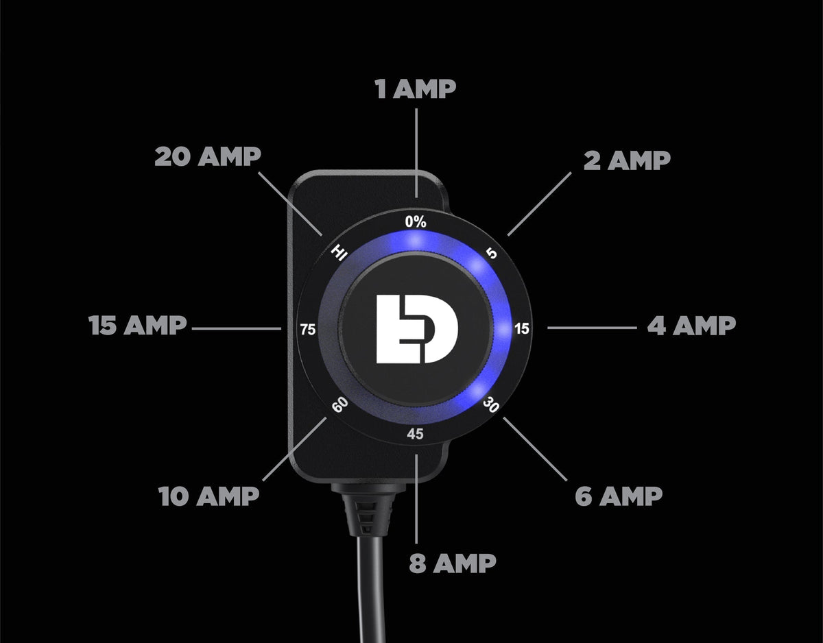 Controlador de iluminação DialDim™ para Kawasaki KLR 650 Gen3