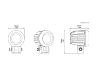 Kit: D2 x2, Amber Lenses, R1300GS Neðri Festing