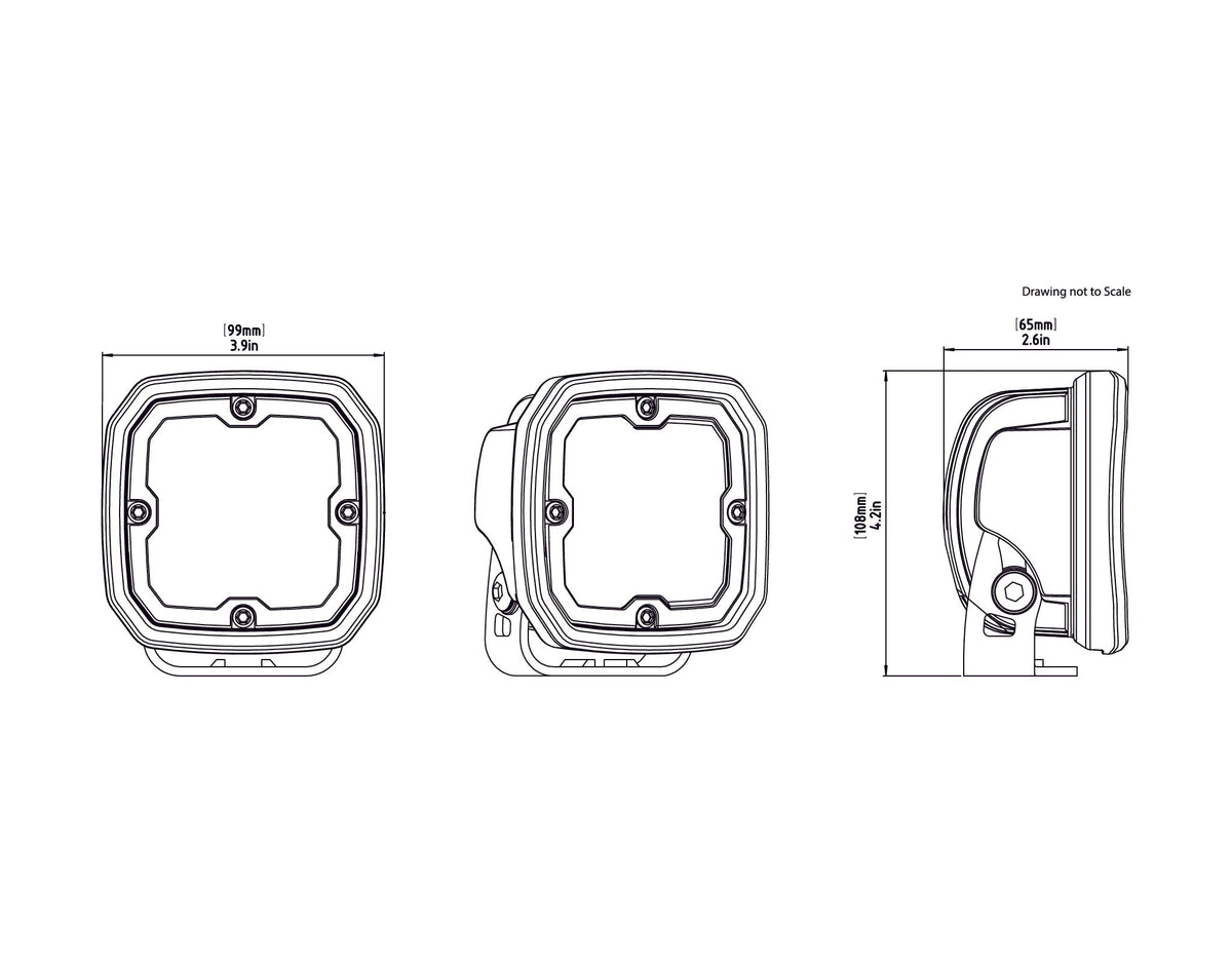 D4 LED-lichtpods met DataDim™-technologie