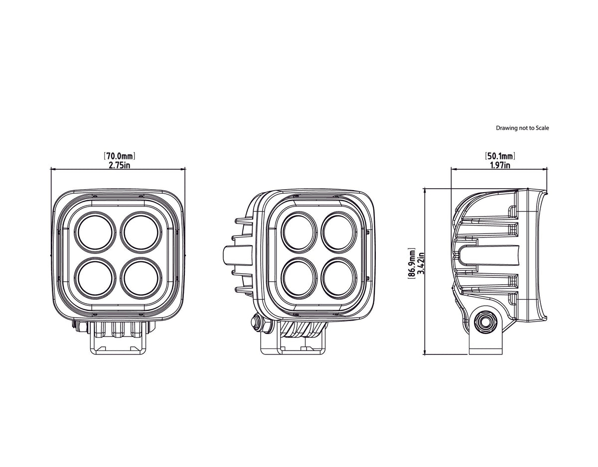 S4 Led Light Pod με τεχνολογία DataDim™