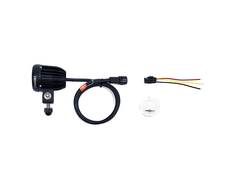Kit: D2 x2, Lenti Amber, Supporto Inferiore R1300GS