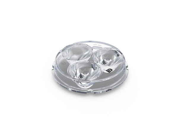 Replacement Part - D3 E-Mark & SAE/DOT Approved Hybrid Lens, Clear