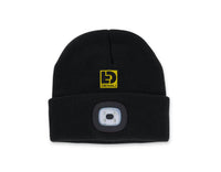 LED Beanie - Svart