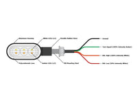 T3 Switchback M8 LED Blinklys - Foran