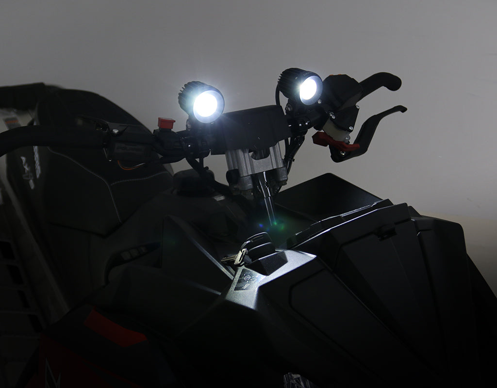 Kit de luces para manillar D2 - Motos de nieve, vehículos todo terreno y motocicletas