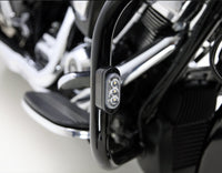 T3 Front Switchback LED Blinklys Pod med V-Twin Motorbeskyttelsesmontering