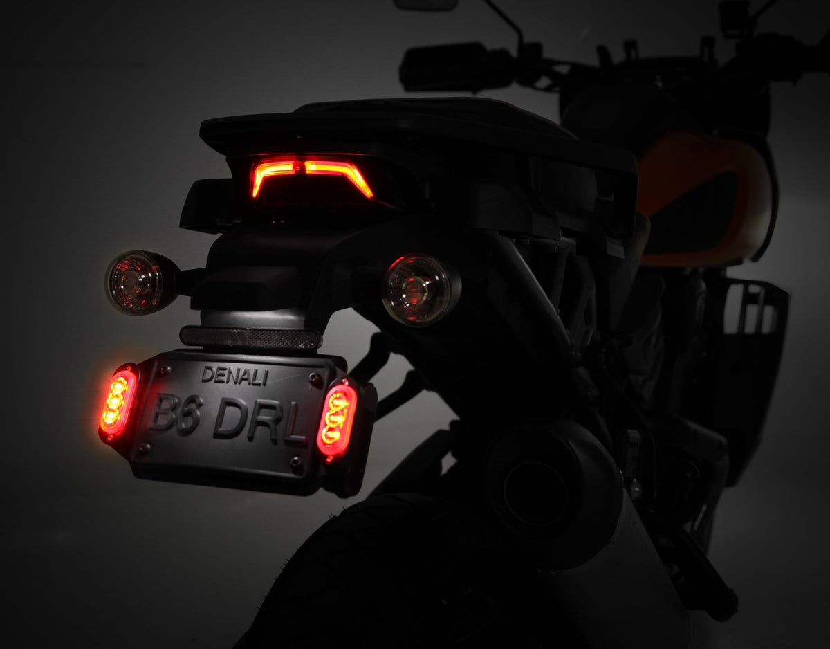 Kit de matrícula con señal de giro trasera T3 Plug-&-Play para Harley-Davidson Pan America 1250