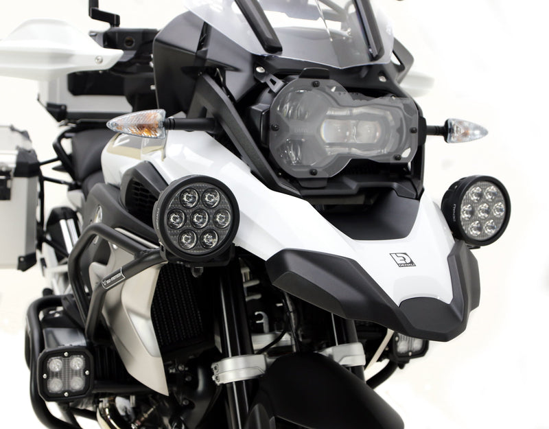 Supporto per luci di marcia per BMW R1200GS LC '13-'18, R1200GS Rallye '17 e R1250GS '19-'24