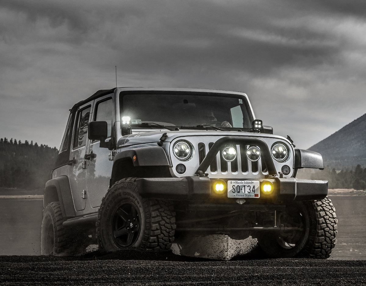 Kit di aggiornamento fendinebbia D3 ad alte prestazioni - Jeep Wrangler JK, JL e Gladiator JT